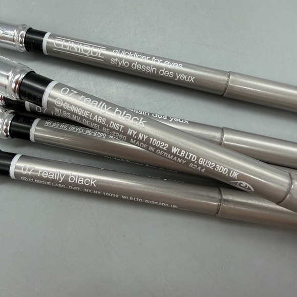 Lot of 5-Clinique Quickliner For Eyes Eyeliner Smudger 07 Really Black Full Size - Picture 7 of 7